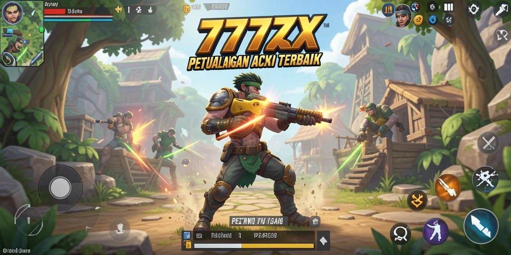 Tampilan gameplay seru dan mendebarkan dari 777ZX.
