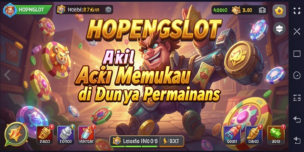 Tampilan seru dari gameplay HOPENGSLOT yang penuh aksi.