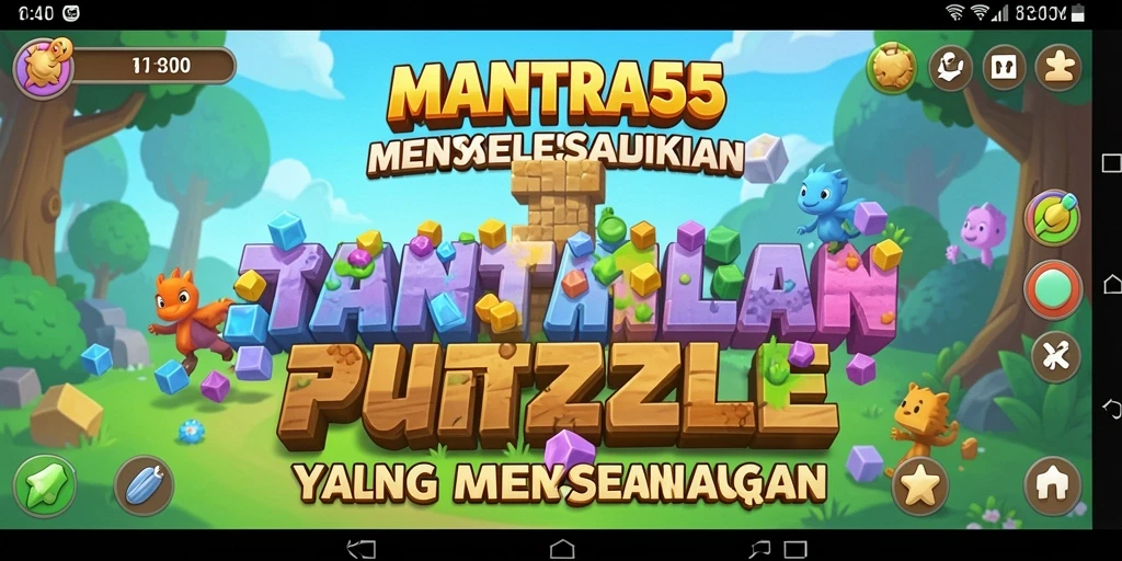 Gambaran gameplay menantang dan seru di MANTRA55.