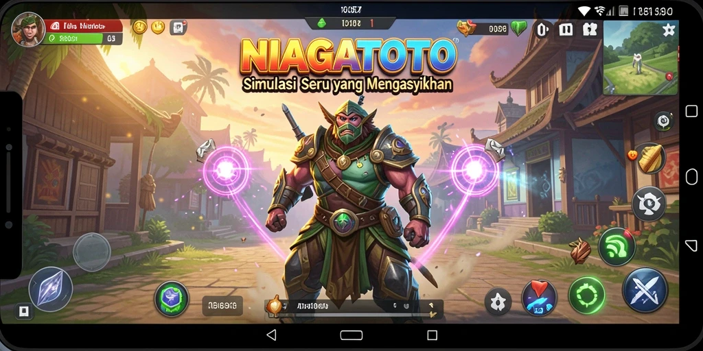 Tampilan gameplay yang imersif dan seru dari NIAGATOTO.
